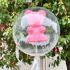 10Pcs Pre Stretched Extra Wide Mouth BoBo Balloons, 30 Inch Large Clear Stuff…
