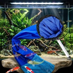 Soft Mesh Fish Net for Safe Transfer Featuring Aluminum Handle and ABS Grip