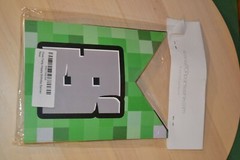 Minecraft Style Pixel Party Happy Birthday Banner Kit New Old Stock