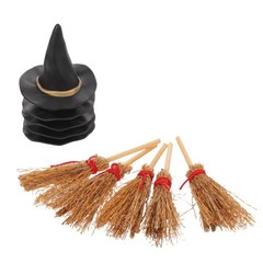 10Pcs Reusable Wizard Caps and Mini Witch Hats for Halloween Decoration Set