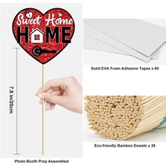 Housewarming Party Decorations Photo Booth Props Welcome Home Decor Sweet