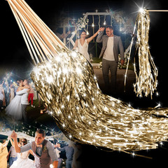 48 Lighted Wedding Wands LED Tinsel Streamers Party Favors for Events