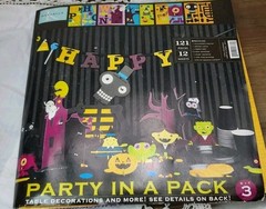 Halloween Decorations Activity Set Party In A Pack Opened Slightly