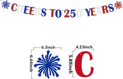 250Th Anniversary Decorations CHEERS to 250 YEARS Banner for Patriotic 4Th of Ju
