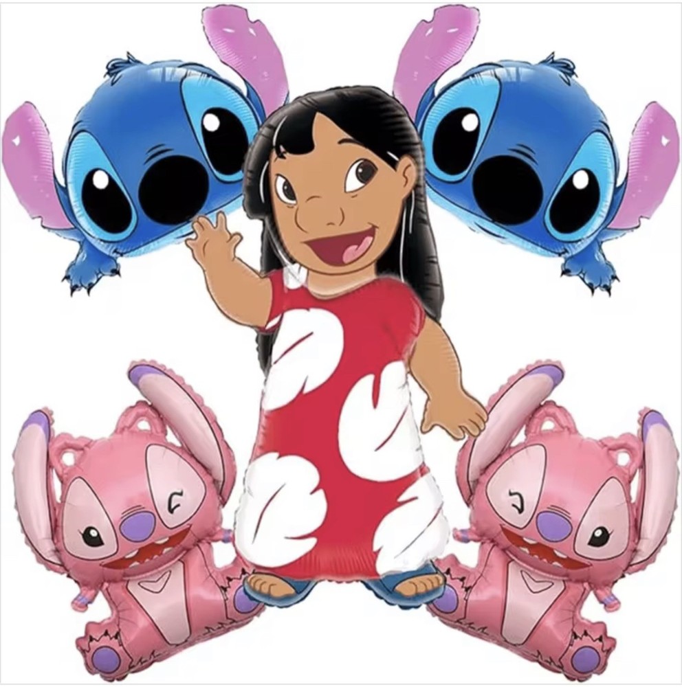 Lilo And Stitch Birthday Party Balloon /5pcs