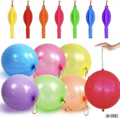 Punch Balloons,24Pcs Punching Balloon for Kids Heavy Duty Party Favors, Assorted