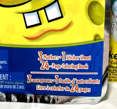 «Spongebob» Birthday Party Supplies, Invitations, Grab & Go Play Packs, Kiddy