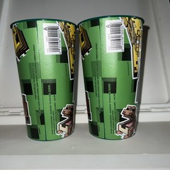 Minecraft Souvenir Party Plastic Cups Unique Industries 22oz (2 Pack) BPA FREE