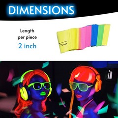 20000 Pieces Reactive Confetti | Premium UV Fluorescent Glow Party Gift for D…
