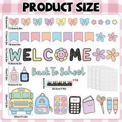 ojustbeok Composition Notebook Bulletin Board Welcome Back to Classroom Decor…