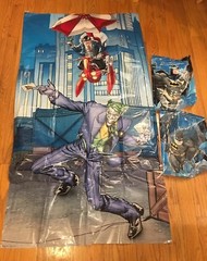 Batman DC Comics Birthday Party Decor Decorations Supplies Figures HUGE LOT- EUC