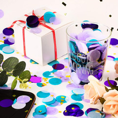 Round Tissue Paper Table Confetti Dots for Wedding Birthday Party Decoration, 1.