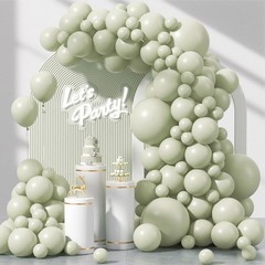 Sage Green Balloon Arch Kit 120pcs in 518 inch Sizes for Events