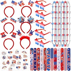Red White Blue Patriotic Party Set – 93PCS 4th of July Decor