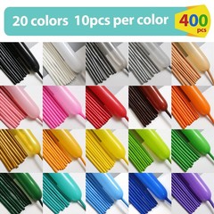 400pcs Twisting Balloons 260Q Long Balloons for Balloon Animals, 20 Assorted …