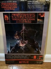 Stranger Things Demogorgon Scene Setter Party Wall Decoration Hawkins Netflix