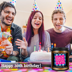 30Th Birthday Decorations Gift for Her Him, Happy 30Th Birthday Candle Gifts for