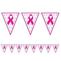 Beistle Ribbon Pennant Banner Plastic White 11 Inch Functional Standard Party