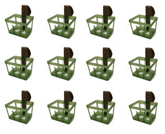 1/6/12 Piece Pew Flower Holder with Pew Clip for 0.5″ to 3″ Thick Pews or Chairs