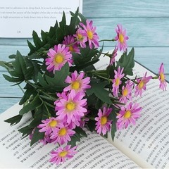Artificial Daisies 35cm Bouquet Silk Flowers for Office For Home Decor