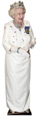 Coronation Jubilee Party Decorations Queen Royal Family Cardboard Cutout Prop