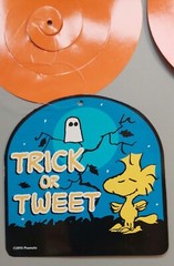 (4) Peanuts Halloween Party Danglers. Linus Great Pumpkin. 2 Feet Long! NOS