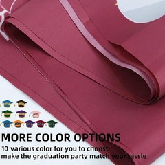 Charming 2026 Graduation Decorations: Maroon Gold Banners for Indoor/Outdoor Use