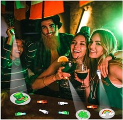 36PCS St Patricks Day Accessories LED Light Up Finger Lights