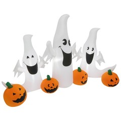 7.55FT Halloween Inflatable Decorations Inflatable w/ Led Lights Free Stand GIFT
