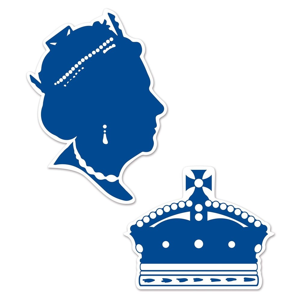 Beistle Queen Silhouettes – British | Party Supply | Decoration