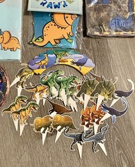 Dinosaur Birthday Party Decorations Lot Banners Table Cover & More