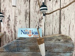 9′ Wood Fishing Bobber Floats On String – Buoy Fish Net Garland – Nautical Decor