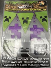 Minecraft Birthday Party Decoration Kit