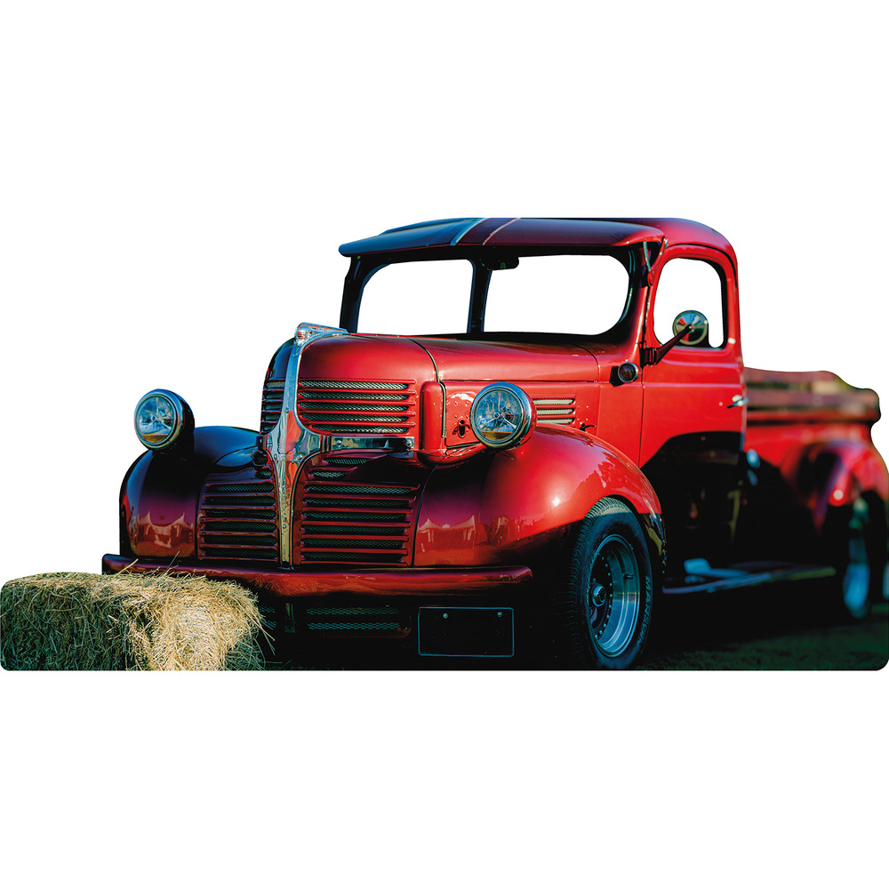 SS11119 Old American Pick Up Truck Country Western Stand In Cardboard Cutout