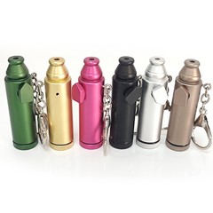 2Pcs Party Storage Box Kitchen Spice Metal Bottle With Keychain Dispenser Bullet