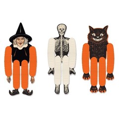 Beistle Vintage Halloween Tissue Dancers – Halloween-Vintage | Party Supply