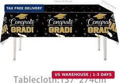 Graduation Decorations 2026 37 PCS – Black Gold Class of 2026 Party Supplies Kit
