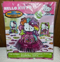 Hello Kitty Sanrio Party Table Centerpieces / Table Decor – 3 Complete Sets