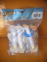 Superhero Superman Kid Birthday Party 8 Pieces Blowouts