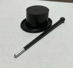 Top Hat & Cane Cake Topper or Party Favor – 12 Dozen