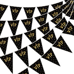 Faccito 5 Pieces 49 ft VIP Pennant Banners Movie Night as pictures show