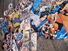 Anime Naruto Birthday Party Decor Goodie Bags Banner Balloons Cake Topper Bundle