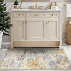 3×4 Washable Entryway Area Rug: Modern Abstract Small Runner Rug for Hallway …