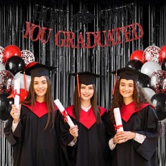 2pcs 3.2’x8.2′ Halloween Party Decorations Tinsel Backdrop Streamers, Black Foil