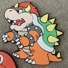 Super Mario Luigi Bowser Party Foam Decorations From Club Nintendo Very Cute!