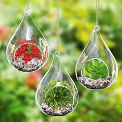 QUOZUO Artificial Succulents Plants, 16pcs Fake 1.8-5.1 inches, Colorful