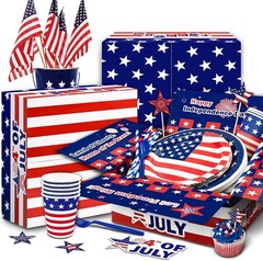 Vibrant Balloon Assortment for Independence Day