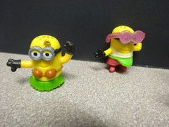 Mixed Lot Despicable Me Minions, Happy Birthday Sign Cake Toppers 24 Invitations