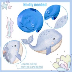 20 PCS Ocean Animal Hanging Swirl Under Sea Marine Theme Party Decor Set