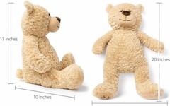 Large 20” Quinceañera Teddy Bear Centerpiece – Elegant Dress, Oversized Keeps…
